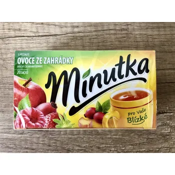 Čaj Mokate Minutka ovocný čaj - Ovoce ze zahrádky 40g (20x2g)