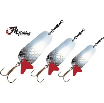 Nástraha Filfishing Filex třpytka plandavka stříbrná hmotnost: 22 g