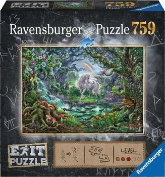 Puzzle Ravensburger Exit Puzzle Jednorožec 759 dílků