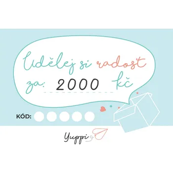 Dárkový potravinový koš Elektronický dárkový poukaz na nákup v hodnotě 2000 Kč