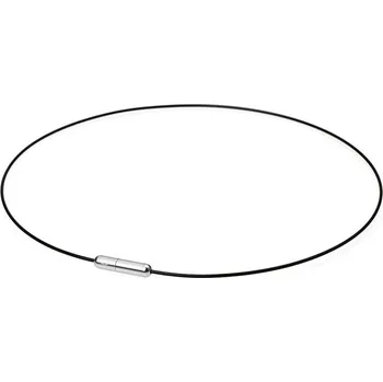 Náhrdelník Náhrdelník Phiten Wire Air Barva: černo-stříbrná, Velikost: 40 cm