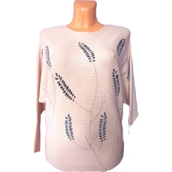 Dámský svetr Elegantní svetr Nicole Barva: Lososová, Velikost: S/M