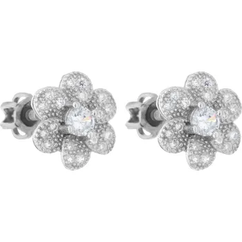 Náušnice Bealio BEALIO Stříbrné náušnice KYTIČKA 03-05655-0162