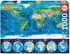 Puzzle Educa Mapa světa 1000 dílků svítící 