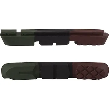 Brzda na kolo PRO-T Plus brzdové gumičky Cartridge třísměsové Army