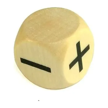 Příslušenství k deskovým hrám imago Kostka Fate (dřevěná)