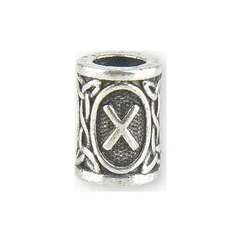 Dětské navlékací korálky imago Runový korálek - Gebo, barva mosazná