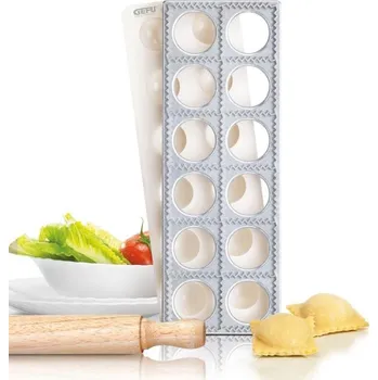Forma na 12 ravioli kulatá TASCA - GEFU (Deska na ravioli TASCA - GEFU)