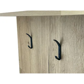 Věšák In-Design Nábytkový věšák SLIM velký černý