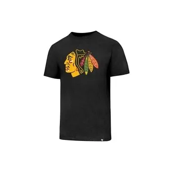 Pánská móda Triko NHL Brand 47 Club Tee Chicago Blackhawks, Velikost SR M (175 - 180 cm)