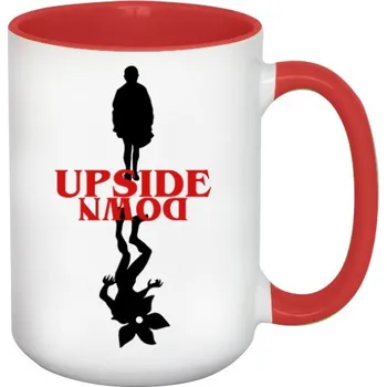 Hrnek velký barevný s potiskem Hrnek Upside down Eleven