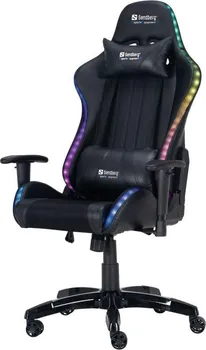Herní židle Sandberg Commander RGB černá