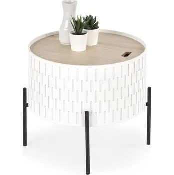 Konferenční stolek Halmar Sintra bílý