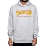 Thrasher Flame Logo mikina šedá M