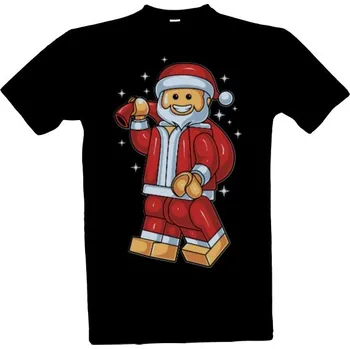 Tričko s potiskem Lego santa pánské