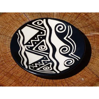 Talíř Dekorativní talíř malý (vlny, 16 cm)