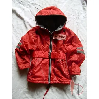 Chlapecká bunda Dívčí bundy, velikost 128, Barva červená, Složení materiálu 100%polyester