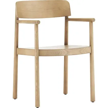 Jídelní židle Normann Copenhagen Židle Timb s područkami, tan