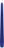 WIMEX Kónická svíčka 245 mm 10 ks, tmavě modrá