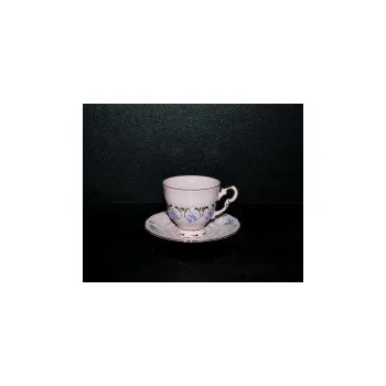 Leander Loučky Šálek s podšálkem mocca Sonáta 009 0,1l. růžový porcelán