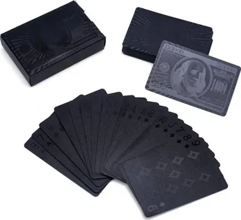 Pokerová karta Lamps Luxusní černé hrací karty 54 ks