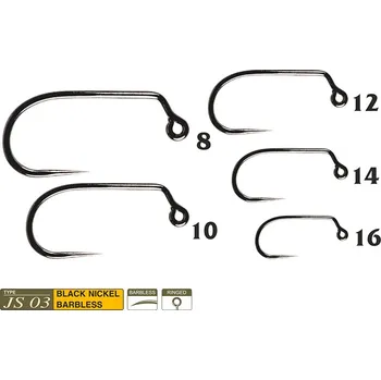 Rybářský háček Muškařské háčky Traper Hikara JS03 vel. 8