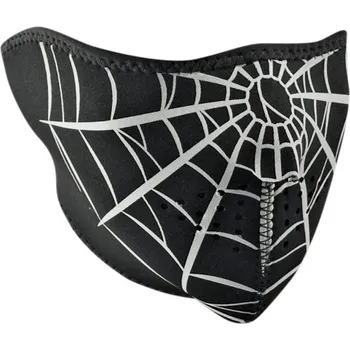Pleťová maska Neoprenová maska zan headgear half-face mask spider- černá