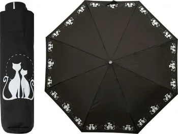 Deštník Doppler Dreaming Cats černý