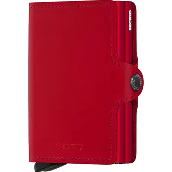 Peněženka Kožená červená minipeněženka SECRID Twinwallet original TO-Red/Red SECRID