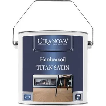 Olej na dřevo Ciranova HARDWAXOIL TITAN satén v 2,5 litrů