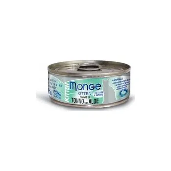 Krmivo pro kočku MONGE JELLY Cat Kitten tuňák,aloe 80g/24b