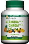 Bio Pharma Vláknina 600 mg Chrom 100…