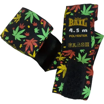 Bandáž na box a MMA Bandáže na box BAIL 2,5 m černo-zelené