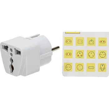 Auto elektroinstalace Adaptér cestovní - zástrčka do zemí EU