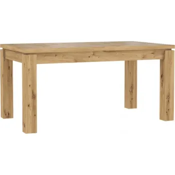 Jídelní stůl Stůl Trondheim 160x90+47cm Dub Artisan/Černá