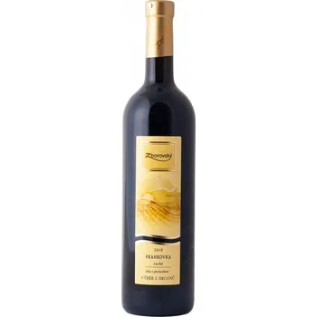 Víno Vinařství Zborovský Frankovka 2018 výběr z hroznů 0,75 l