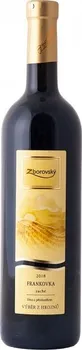 Víno Vinařství Zborovský Frankovka 2018 výběr z hroznů 0,75 l