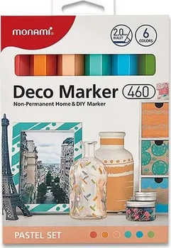 Monami Deco Marker 460 Pastel set 6 ks