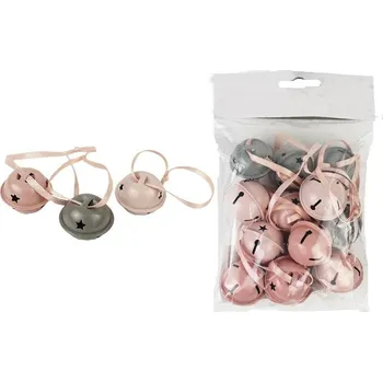 Dekorace - rolnička kovová 3/2.5 cm Kusy: 1