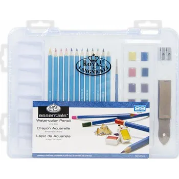 Výtvarná sada ROYAL and LANGNICKEL Sada akvarelových pastelek v plastovém boxu