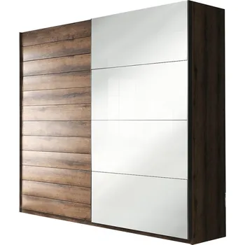 Šatní skříň Skříň Beta 221cm Dub Monastery/černý