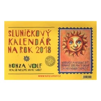 Kalendář Sluníčkový kalendář 2018 - stolní – Honza Volf