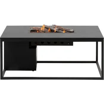 COSI Stůl s plynovým ohništěm COSI- typ Cosiloft 120 černý rám / deska černá
