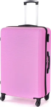 Cestovní kufr Pretty UP ABS03 L růžový