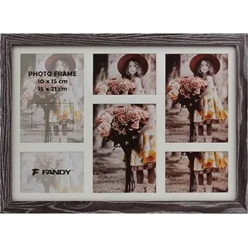 Fotorámeček Fandy Narvik Gallery 05 2 tmavě hnědý