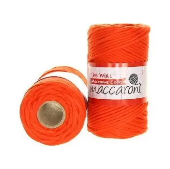 Příze Maccaroni The Wall 3mm - 407 oranžová