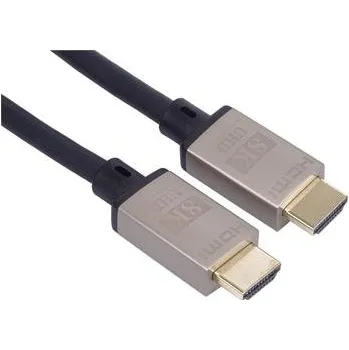 Video kabel PremiumCord Ultra High Speed HDMI 2.1 kabel 8K@60Hz, 4K@120Hz délka 1,5m kovové pozlacené konektory