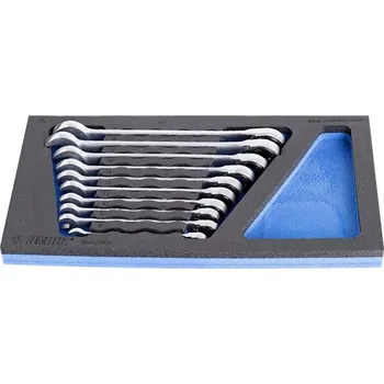 Skříňka na nářadí Sada očkoplochých ráčnových klíčů (8-19), UNIOR, 10 ks