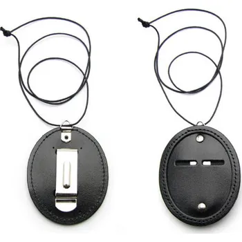 Obal na doklad Kožený obal KRIMINÁLNÍ POLICIE se šňůrkou