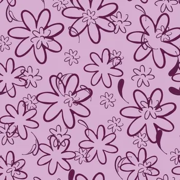 ubrus Ubrus fialové kytky TCG-5 - čtverec 30 x 30 cm